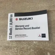 New Blank Suzuki Service Log Book Booklet