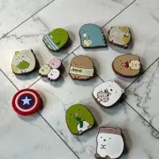 NWT Cartoon Character Shoe Charms 11 Pieces NEW WITH TAGS