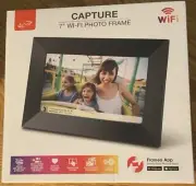 iLive CAPTURE Smart 7" WIFI Photo Frame (IPFW763B) Black Sealed New