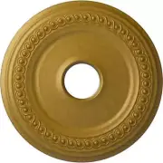 Ekena Millwork Ceiling Medallion 19"x1-1/8" Polyurethane Pharaohs Gold Yellow