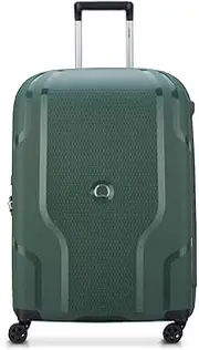 [DELSEY PARIS] Delsey Clavel MR 71cm Medium Hardsided Spinner Luggage - Deep Green