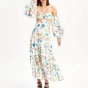Alice McCall Rolling Meadows Floral Midi Dress Size 4