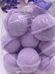 14 TASSIE LAVENDER Bath Bombs with Shea, Mango and Cocoa Butter, Ultra Moisturizing (12 Oz) Great for Dry Skin, All Skin Types (Tassie Lavender FBA)