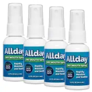 Allday Dry Mouth Spray - Maximum Strength Xylitol, Fast Acting, Long Lasting,...