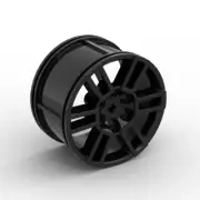 ZITIANYOUBUILD 4x 49294 Wheel 56x34 Technic Racing Medium -Black Bricks
