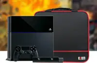 在飛比找樂天市場購物網優惠-ps4收納包 SONY索尼PS4包BUBM收納包SLIM游戲