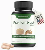 GMX Naturals Psyllium Fiber Packets to Go - 21 Packets - Balance Fiber Packets - 5550mg per Day - 7 Day Cleanse Pack