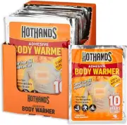 HOTHANDS Adhesive Body Warmer Pack Air Activated Warmers up to 10 Hours of He...