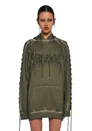[DARKER WAVS] Switch Unisex Lace-Up Hoodie