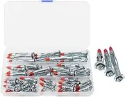 Expansion Screw Set | Self-Drilling Wall Screws - Home Improvement Tools Accessories, Carbon Steel Self-Tapping Nuts Assortment for Home Improvement Or Commercial Projects