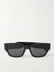 [CELINE Eyewear] CELINE Eyewear - Square-frame Acetate Sunglasses - Black - One size One size Black