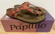 Papillio Birkenstock Gizeh Jerry Garcia Womens 36 Thong Slip-On Sandal Geometric
