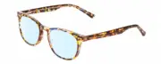Prive Revaux Show Off Single Lady Blue Light Glasses Tortoise Brown Crystal 48mm