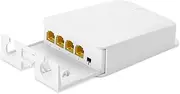 PoE Extender Gigabit, 4 Port PoE Repeater, One IEEE802.3af/at(Power-in),Three IEEE802.3af/at (Power-Out) for Ethernet/PoE Power AP, IP Camera, IP Telephone and Other Network equipments
