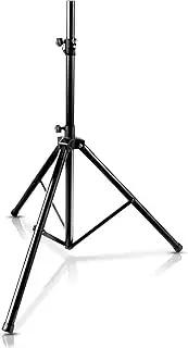 Pyle Universal Speaker Tripod Stand Mount - 6' Sound Equipment Holder Height Adjustable Up to 70 Inches For Speakers w/ 35mm Compatible Insert Perfect for Home, On Stage or In Studio Use - PSTND25