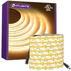 COB LED Strip Lights Warm White, 12V Tape Light 2700K 16.4ft, 2640 LEDs, 426 ...