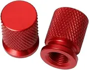 xinjiedianzi Motorcycle Tire Valve Air Port Stem Cover Caps Compatible with CB125R CB150R CB190R CB250R CB300R CB400 CB500X CB500R CB650F CB1100(Red)