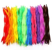 Pipe Cleaners Craft Chenille Stems with Bumps 100 Pcs Multicolour Chenille Stems