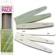 aoozleny 6pcs Nail Files Buffer, Emery Boards Nail Buffer File Grit Nail File Nail Polisher, Professional Manicure Tools for Home and Salon Washable Double Sided