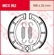 TRW Lucas Brake shoes MCS952