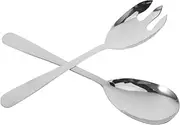 [HOMOBABE] Stainless Steel Salad Serving Set Salad Forks Spoons Ice Spoon Buffet Tableware