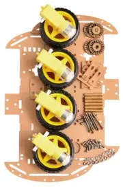 1X 4WD Robot Smart Car Chassis Kits car with Speed Encoder for Arduino NEW