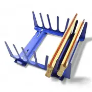 SqueegeeMaster: 6-Layer Desktop Screen Rack - Organize, Store & Adjust Silk Scre