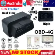 4G OBD2 GPS Tracker Real Time Vehicle Tracking Device OBD II Car Truck Locator