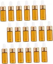 25pcs Mini Essential Oil Glass Dropper Bottles Portable Travel Dispenser for Oils Perfumes and Lotions Durable Bottles with Droppers