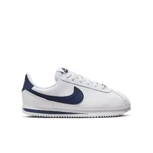 【NIKE 耐吉】CORTEZ BASIC SL GS 復古 慢跑鞋 休閒鞋 阿甘 大童 女 白藍(904764-106)