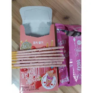 Haitai Pocky 巧克力棒 草莓 藍莓 巧克力棒 41g