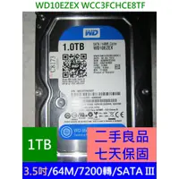 在飛比找蝦皮購物優惠-WD 3.5 吋 硬碟 WD10EZEX SATA HDD 