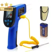 Infrared Thermometer, with K Probe, -50℃~550℃, Humidity, NCV Detector