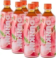 Dunkin Zero Iced Tea White Peach Flavour 500ml 6 Pack