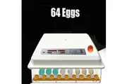 64 Egg Incubator Fully Automatic Digital Thermostat Chicken Eggs Poultry