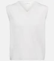 [Vince] Vince Wool and cashmere blend vest AU 14 white