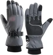 [Generic] Winter Ski Gloves Waterproof Snow Gloves Touchscreen Cycling Snowboard Gloves Warm Gloves for Cold Weather Work Running