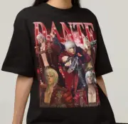 Vintage Devil May Cry Hunter Dante T-shirt, Gaming Tee Gift for Woman and Man
