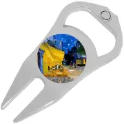 Terrace Cafe Golf Ball Marker Divot Repair Tool Bottle Opener