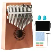 Kalimba Beginner Set 17 Keys Kalimba Tuning Hammer with Japanese Sheet Music