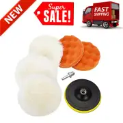 7 PCS 6 Inches Polishing Pad Kit With Buffing Wheel For Drill Buffer Attachment