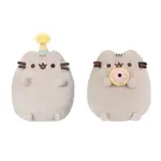 NEW Pusheen Birthday & Donut Set of 2 Adorable Small Super Soft Cute Plush Gift!