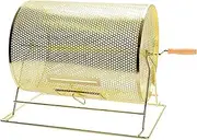 Manual Lottery Machine Brass Raffle Spinning Drum Metal Lottery Machine Bingo Cage for Lottery Picking Lucky Machine Family Party Game