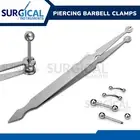 Piercing Barbell Clamps Forceps Pliers 4.75" Catch Barbell Jewelry Clamp Tweezer