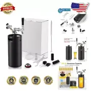 High-Quality 128OZ Mini Keg Growler Kit with No-Leak Faucet - Enjoy Fresh Beer