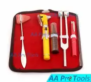 Led Fiber Optic Otoscope Tuning Fork C128 Taylor Hammer Diagnostic Ent Yellow