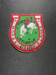 1952, Four Lakes Council Roundup BSA Boy Scouts Patch