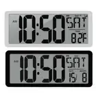 Contemporary 14 Digital Wall Clock for Wall Temperature Date Needs
