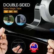 Double-Sided Nano Tape Traceless Clear Adhesive Invisible Gel Anti-Slip Wall FZ
