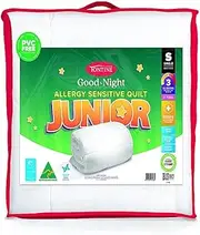 Tontine Good Night Allergy Sensitive Kids Quilt – Lightweight Design for Asthma & Allergy Relief – Anti-Microbial Polyester Fill with Breathable Cotton Cover – Machine Washable – Australian Made